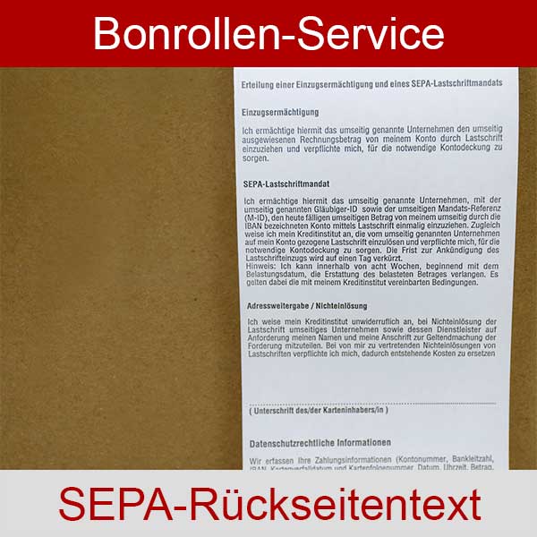 Weitere Informationen zu EC-Rollen 80/80m/12 mit SEPA-Text | weiß | BPA-frei für Epson 129 C