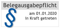 Kundeninformation über die ab dem 01.01.2020 in Handel und Gastronomie geltende Belegausgabepflicht