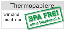 Kundeninformation über unsere Initiative 2018/2019 zur generellen Einführung von Thermorollen ohne Bisphenol A (BPA-frei)