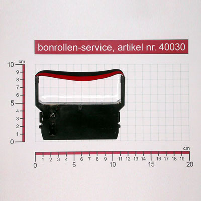 Weitere Informationen zu Farbband-Kassetten Citizen DP-600 / IR-61 - schwarz/rot für Citizen IDP-3551