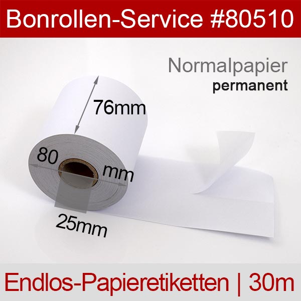 1 Rolle=750 Stck Thermokarton Regal Etiketten 38x80mm Thermo Etikett rot 