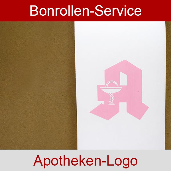 Apotheken-Thermorollen / Apotheken-Bonrollen 80 80 12 - weiß, außenbeschichtet